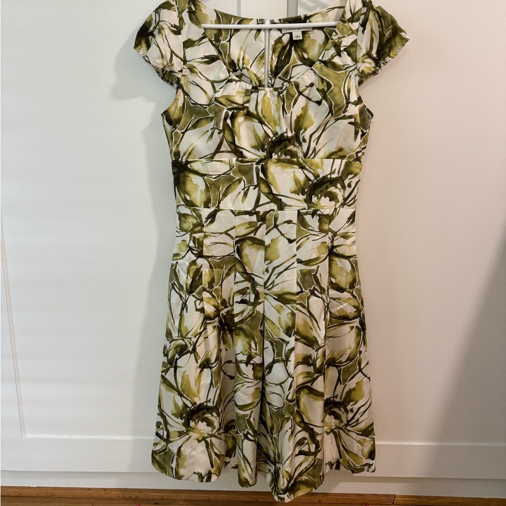 Banana Republic Silk Floral Cap Sleeve Dress from Banana Republic